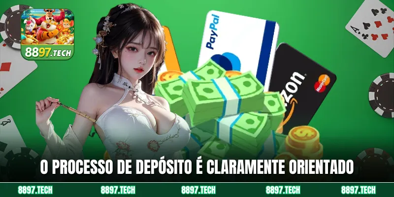 O processo de depósito é claramente orientado